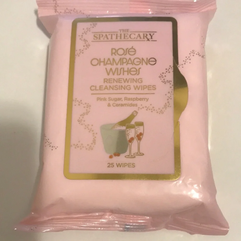The Spathecary Rosé Champagne Wishes Renewing Cleansing Wipes